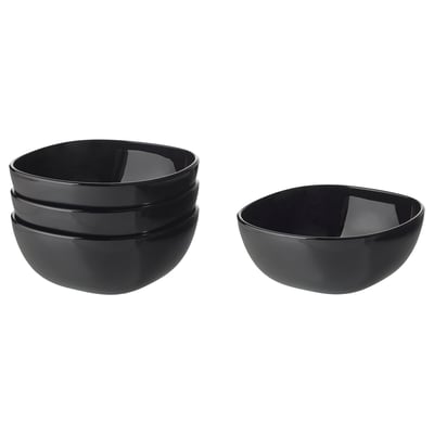 BACKIG Bol, noir, 14 cm