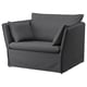 BACKSÄLEN Fauteuil 1,5 places, Hallarp gris