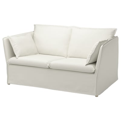 BACKSÄLEN Housse canapé 2 pl, Blekinge blanc