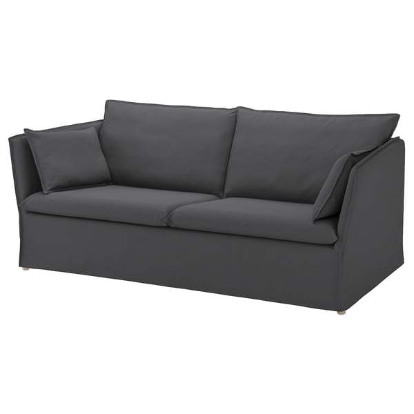 BACKSÄLEN Housse canapé 3 pl, Hallarp gris
