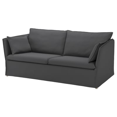 BACKSÄLEN Housse canapé 3 pl, Hallarp gris