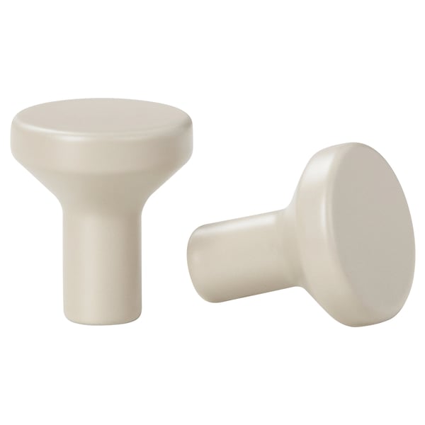 BAGGANÄS Bouton, beige, 21 mm