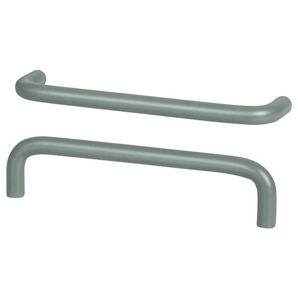 BAGGANÄS Poignée, gris vert, 143 mm
