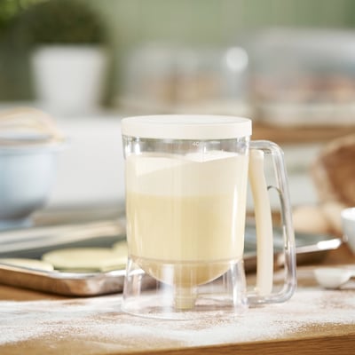 BAKTIDER Pichet doseur avec bec, beige clair, 1 l