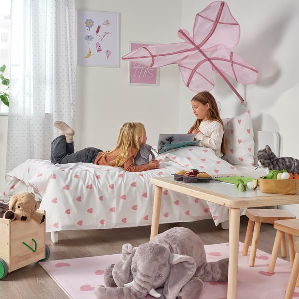 BARNDRÖM Tapis, rose, 133x160 cm