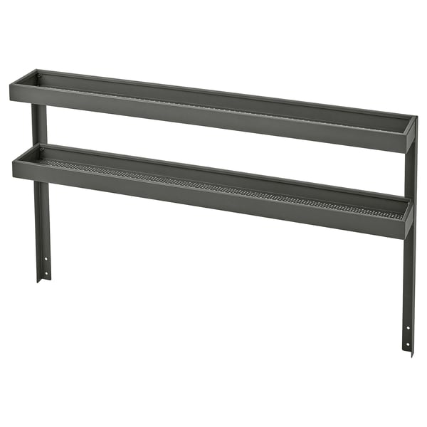 BÅTSKÄR Étagère complémentaire, extérieur/gris foncé, 120x70 cm