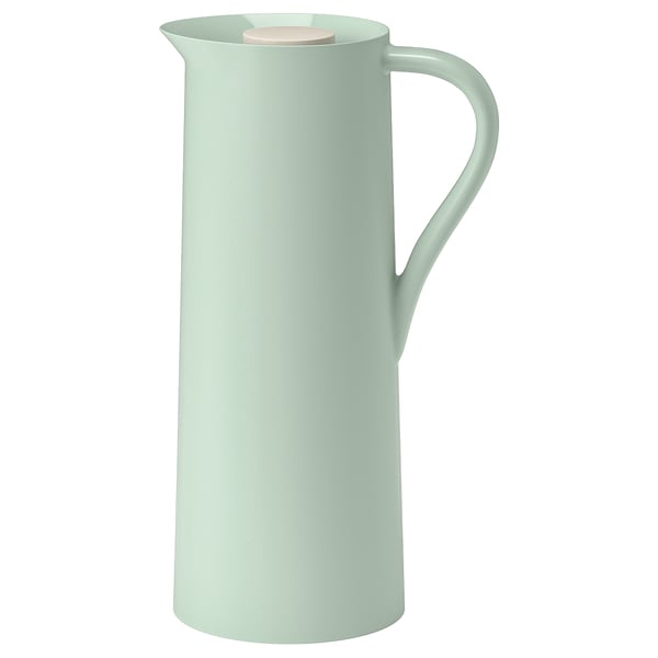 BEHÖVD Pichet isotherme, vert clair/beige, 1 l