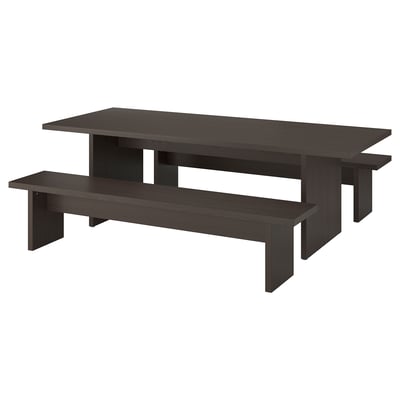 BERGSHYTTAN / BERGSHYTTAN Table avec 2 bancs