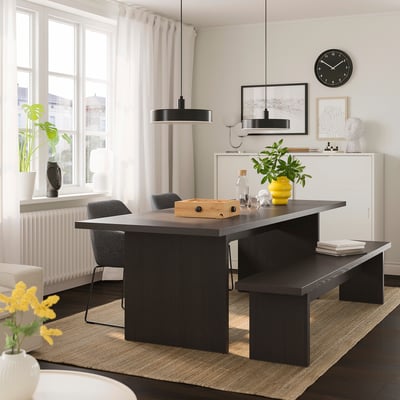 BERGSHYTTAN / TOSSBERG Table, 2 chaises et banc