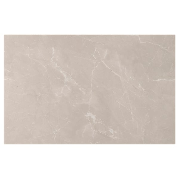 BERGSVIKEN Porte/face de tiroir, beige marbré, 60x38 cm