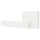 BESTÅ Combinaison de rangement murale, blanc Lappviken/blanc, 300x42x114 cm