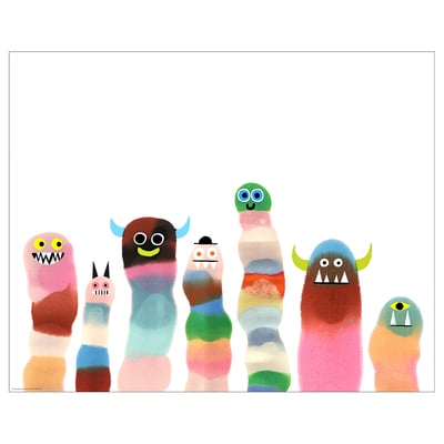 BILD Poster, vers démoniaques, 50x40 cm
