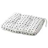 BJÖRKTRAST Coussin pour fauteuil enfant, blanc/noir