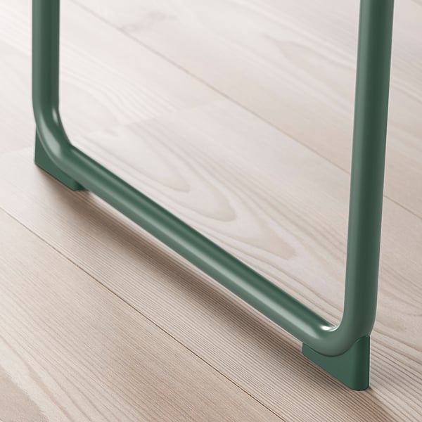 BLANKHÄLLAN Table de chevet, vert/turquoise