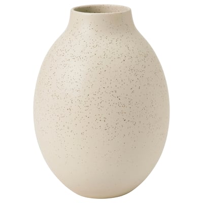 BLODBJÖRK Vase, beige, 25 cm
