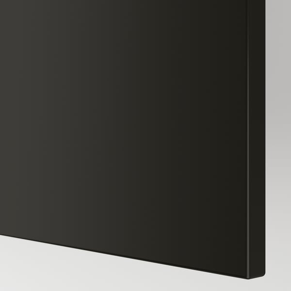 BODBYN Panneau latéral de finition, noir, 39x86 cm