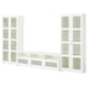 BRIMNES Rangement TV/vitrines, blanc, 340x41x190 cm
