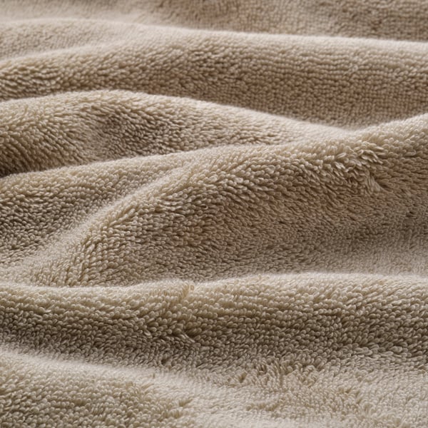 BROKGLIM Serviette de bain, beige, 70x140 cm