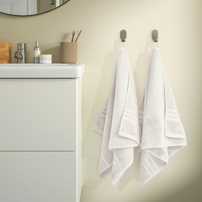BROKGLIM Serviette de toilette, blanc, 50x100 cm