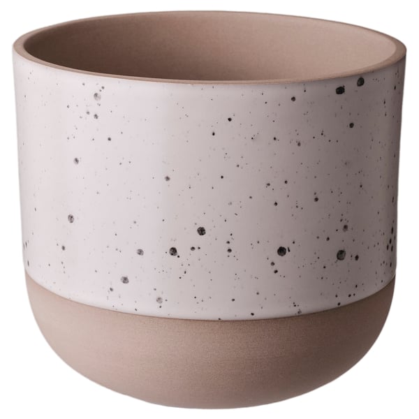 BUSKKAPRIFOL Cache-pot, intérieur/extérieur/beige, 12 cm