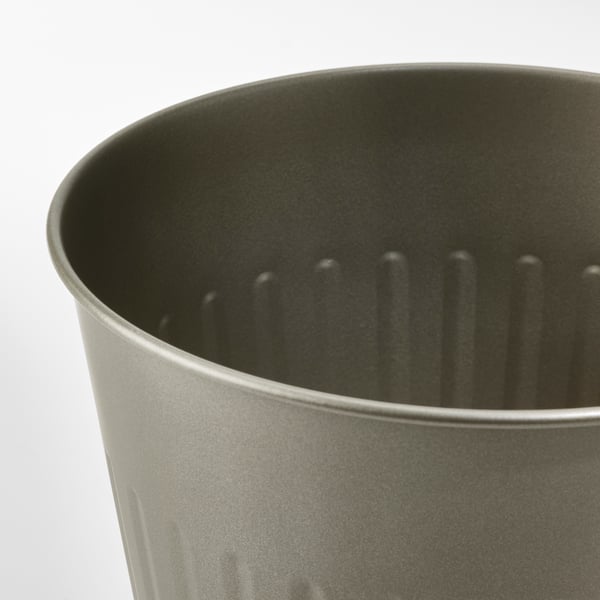 CITRONMELISS Cache-pot, intérieur/extérieur/gris, 15 cm