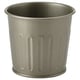 CITRONMELISS Cache-pot, intérieur/extérieur/gris, 9 cm