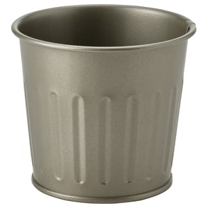 CITRONMELISS Cache-pot, intérieur/extérieur/gris, 9 cm