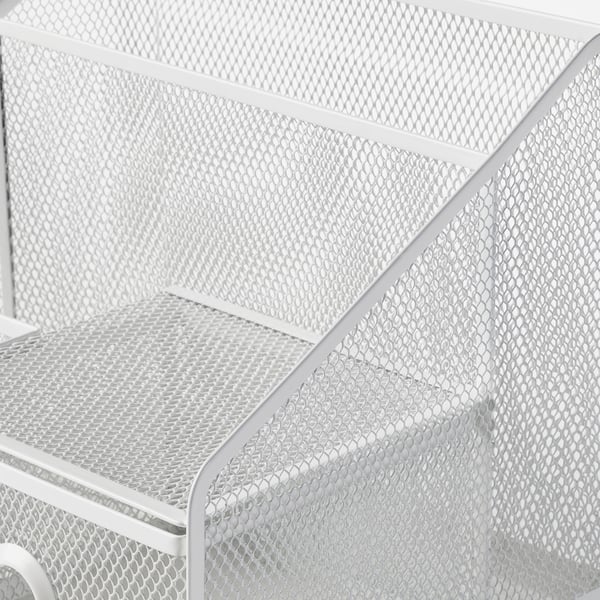 DRÖNJÖNS Organiseur bureau, blanc, 25x20 cm