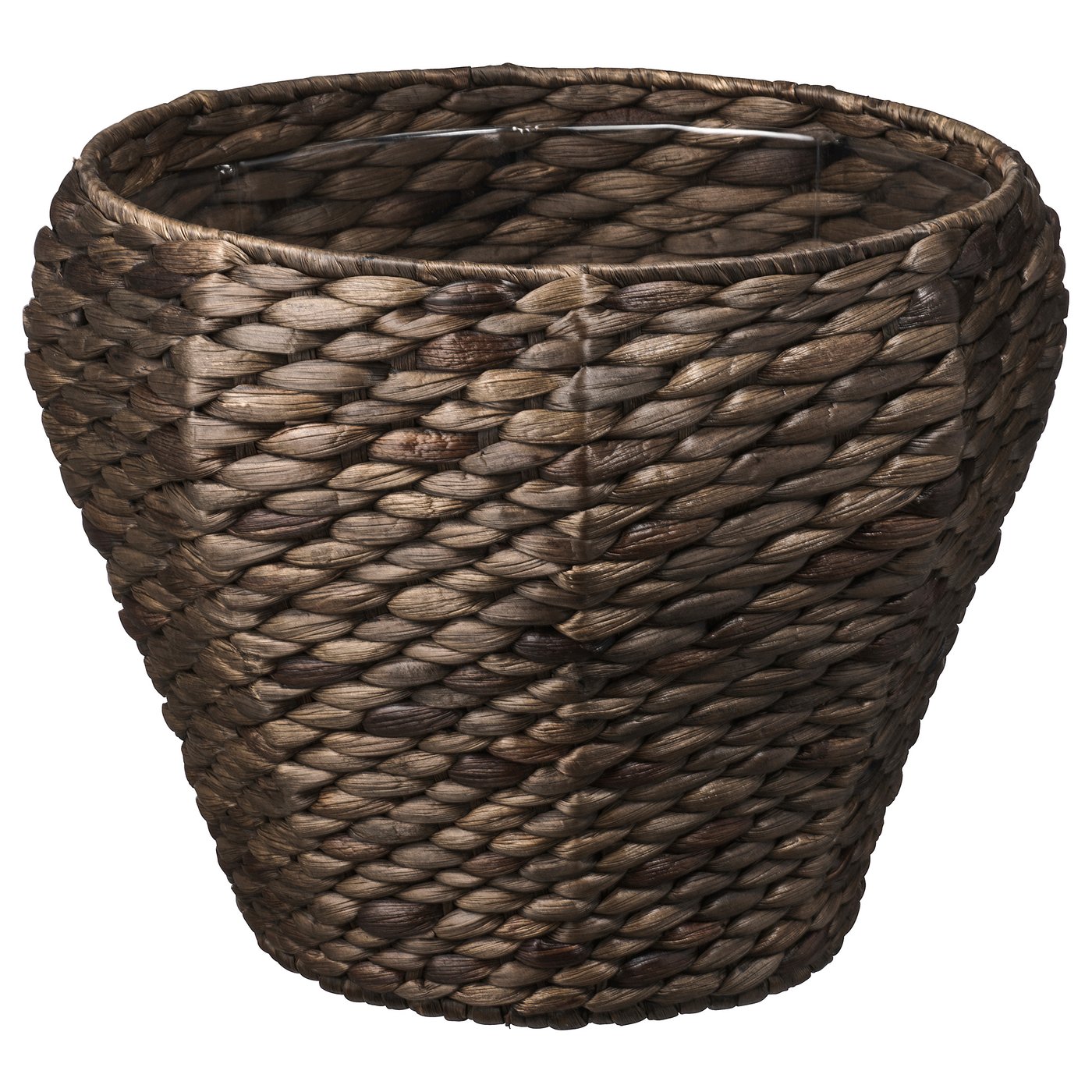DRUVFLÄDER Cache-pot, jacinthe d'eau/gris, 24 cm