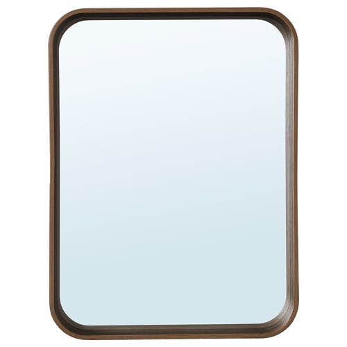 DVÄRGSYREN Miroir, plaqué noyer, 28x37 cm