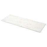 EKBACKEN Plan de travail, blanc marbré/stratifié, 186x2.8 cm