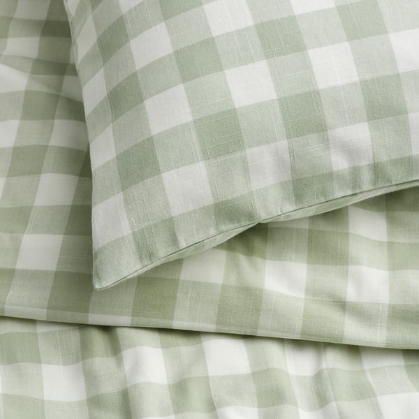 EKTANDVINGE Housse de couette et 2 taies