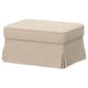 EKTORP Housse pour repose-pied, Naggen beige