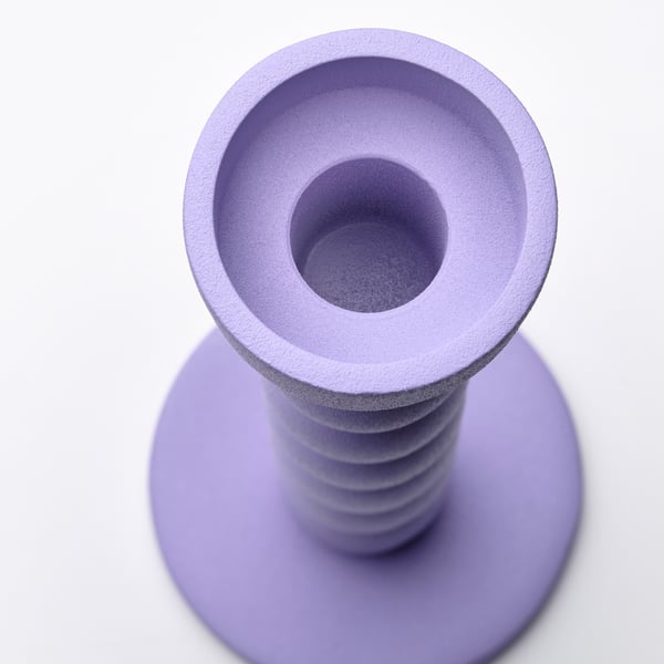 ELDIGHET Bougeoir, mauve, 27 cm