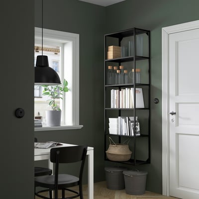 ENHET Colonne, anthracite, 60x30x180 cm