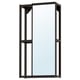 ENHET Meuble avec miroir, anthracite, 40x17x75 cm