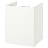 ENHET Meuble évier avec porte, blanc, 60x62x75 cm