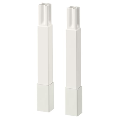 ENHET Pieds pour structure, blanc, 12.5 cm