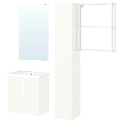 ENHET Salle de bain, blanc, 64x33x65 cm