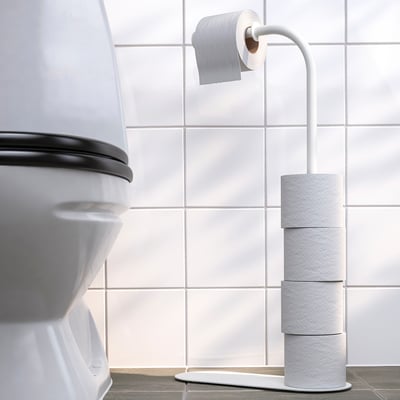 ENUDDEN Range-rouleaux WC, blanc, 60 cm