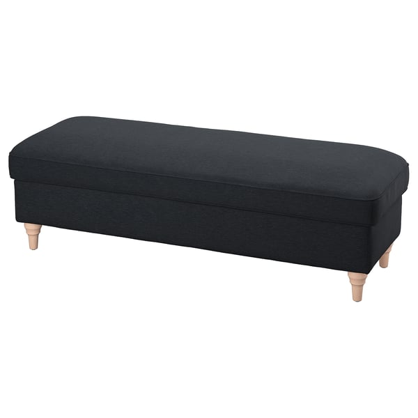 ESSEBODA Banc avec rangement, Knäbäck/anthracite bouleau
