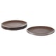 FÄRGKLAR Assiette, brillant brun, 26 cm