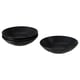 FÄRGKLAR Assiette creuse, mat gris foncé, 23 cm