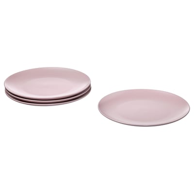 FÄRGKLAR Assiette, mat rose clair, 26 cm