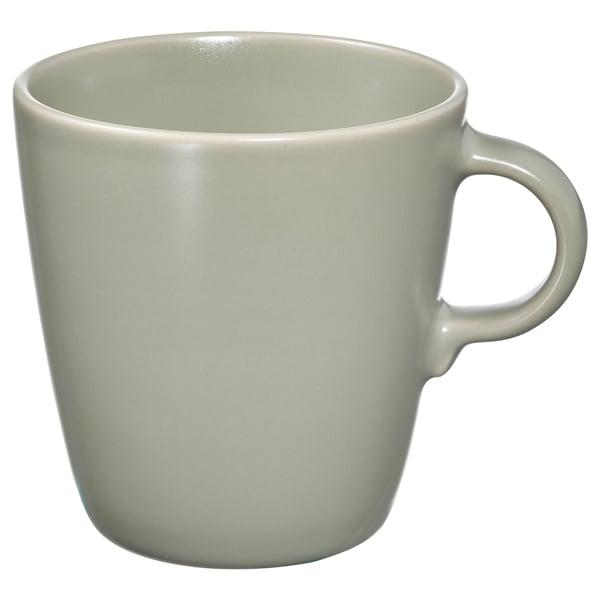 FÄRGKLAR Tasse, mat vert, 37 cl