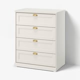 FÅGELFJÄLLET Commode 4 tiroirs, blanc cassé, 82x51x101 cm
