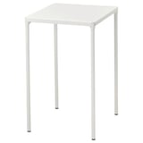 FEJAN Table, extérieur, blanc, 50x44 cm