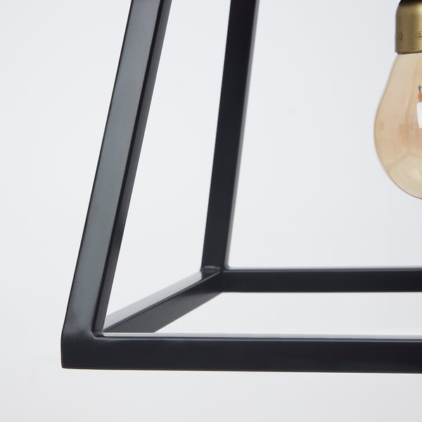FELSISK Suspension avec 4 lampes, noir, 81 cm
