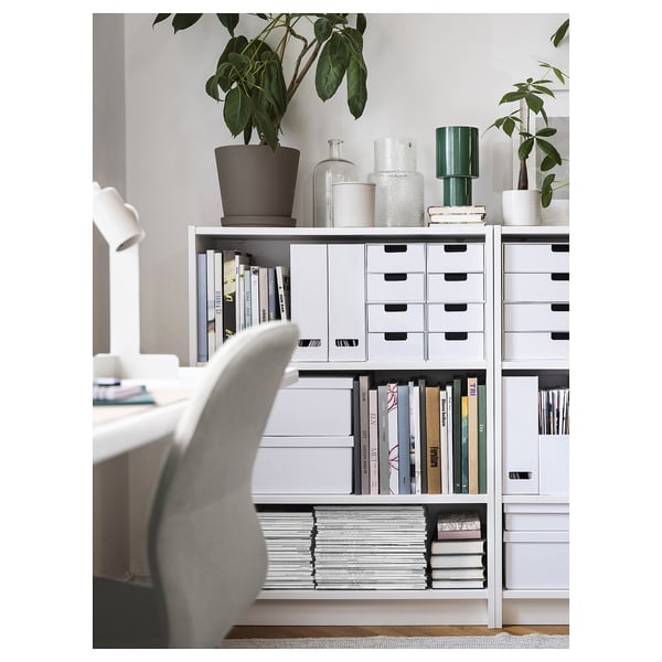 FJÄDERHARV Range-revues, blanc