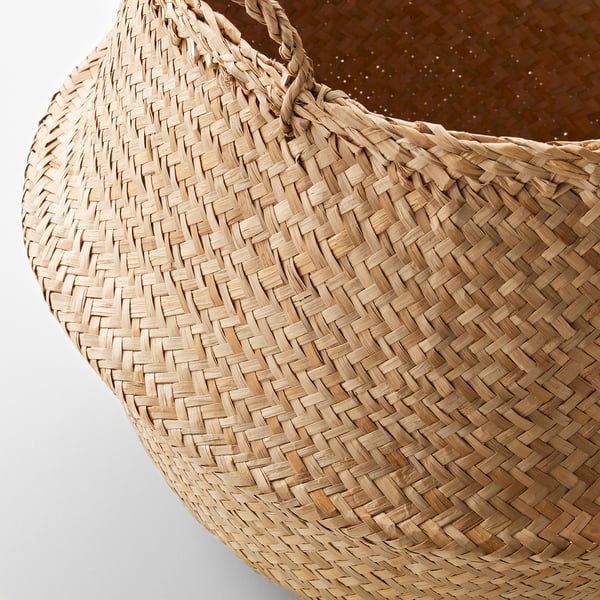 FLÅDIS Panier, jonc de mer, 25 cm